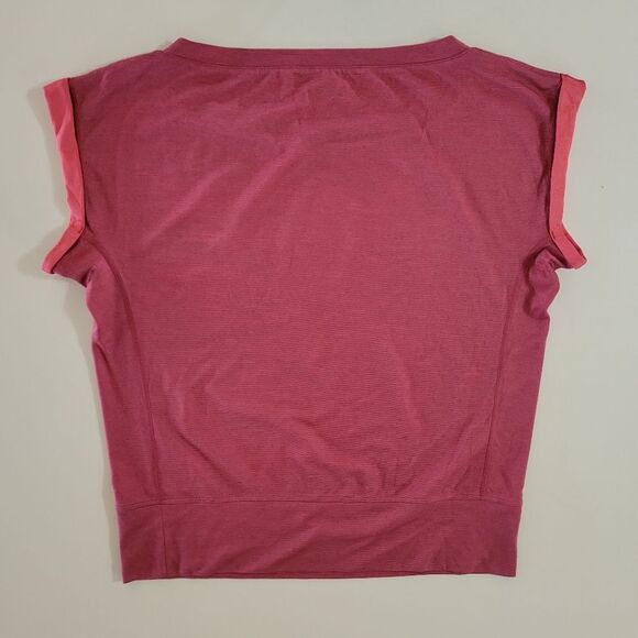 Nike Women's Crimson Dri-Fit Off-Shoulder Training Top - Picture 13 of 15